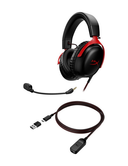 HP HYPERX CLOUD III RED HEADSET - 727A9AA