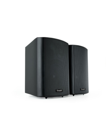 TOOQ ALTAVOCES AUTOAMPLIFICADOS CON SOPORTE DE PARED METÁLICO