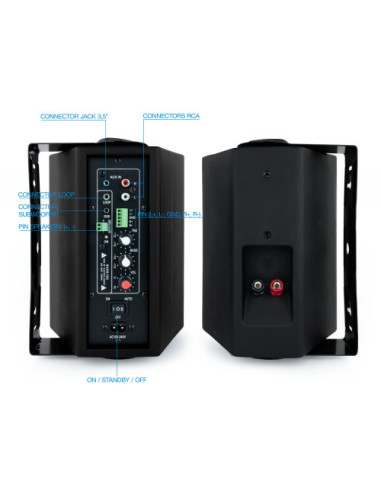 TOOQ ALTAVOCES AUTOAMPLIFICADOS CON SOPORTE DE...