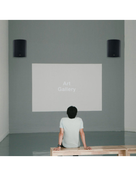 TOOQ ALTAVOCES AUTOAMPLIFICADOS CON SOPORTE DE PARED METÁLICO