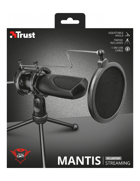 TRUST MICROFONO STREAMING  MANTIS GXT 232
