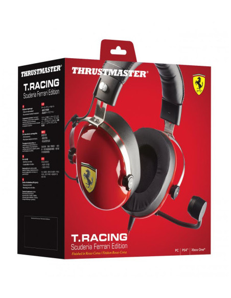 THRUSTMASTER AURICULARES + MIC T.RACING SCUDERIA FERRARI EDITION - DTS - PS4 / XBOX ONE / PC (4060197)