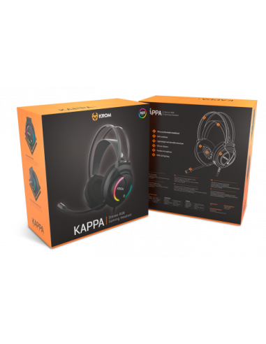 KROM AURICULAR GAMING KAPPA. STEREO. RGB