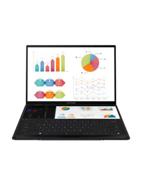 PORTATIL ASUS ZENBOOK DUO UX8406CA-PZ009W. 14'' 3K (2880 X 1800) OLED 120HZ. ULTRA 9. INTEL ARC GRAPHICS. LPDDR5X 32GB. 2TB PCIE