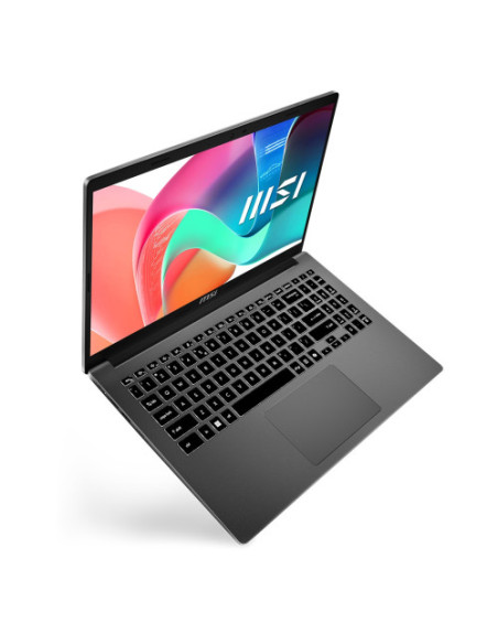 MSI PORTATIL MODERN 15 F13MG-251ES. 15.6" FHD (1920*1080), 60HZ. IPS. I7-1355U. IRIS XE GRAPHICS. 1TB NVME PCIE SSD. W11 HOME.
