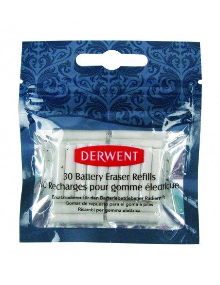 Gomas de recambio para borrador a pilas Derwent