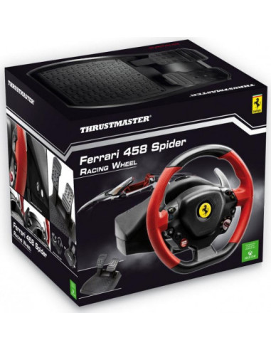 THRUSTMASTER VOLANTE + PEDALES FERRARI 458...