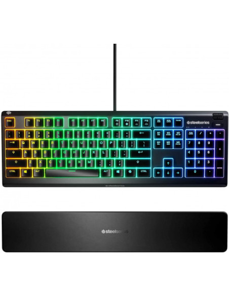 TECLADO STEELSERIES APEX 3 (ESPAÑOL) (64798)