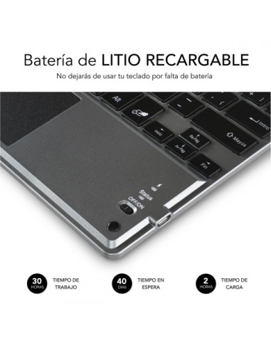 TECLADO RETROILUMINADO BLUETOOTH SMART BACKLIT...