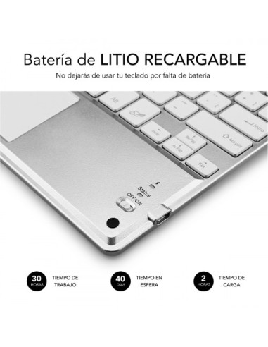 TECLADO RETROILUMINADO BLUETOOTH SMART BACKLIT...