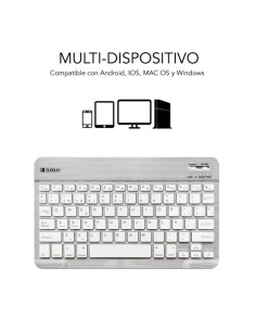 TECLADO BLUETOOTH SMART BT KEYBOARD SILVER 2