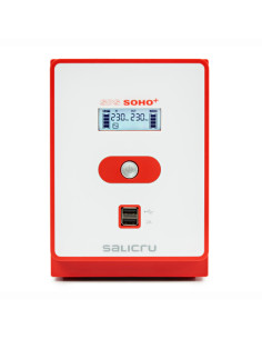 SALICRU SPS 2200 SOHO+ IEC – SISTEMA DE ALIMENTACIÓN ININTERRUMPIDA (SAI/UPS) DE 2200 VA LINE-INTERACTIVE Y CON DOBLE CARGADOR U 2