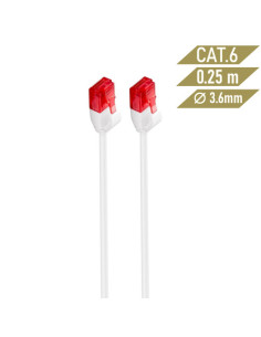 EWENT CABLE RED SLIM CAT.6 U/UTP AWG30/7 2