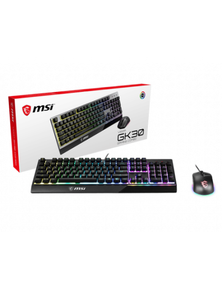 TECLADO + RATON MSI VIGOR GK30 COMBO ES TECLADO + RATON MSI VIGOR GK30 COMBO ES