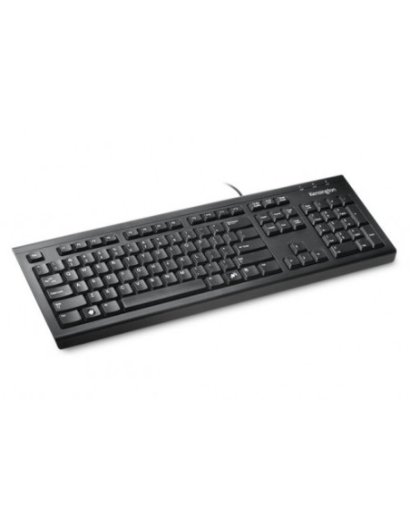 TECLADO CON CABLE 150 CM. VALUKEYBOARD COLOR NEGRO KENSINGTON 1500109ES TECLADO CON CABLE 150 CM. VALUKEYBOARD COLOR NEGRO KENSINGTON 1500109ES