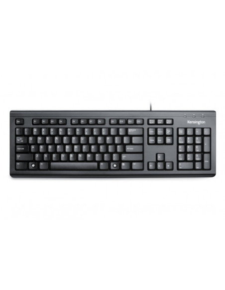 TECLADO CON CABLE 150 CM. VALUKEYBOARD COLOR NEGRO KENSINGTON 1500109ES