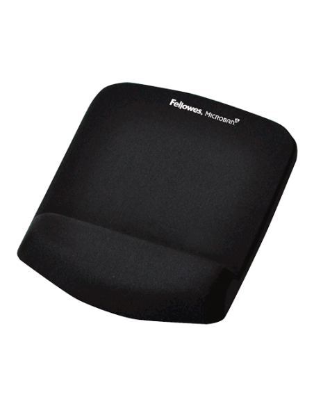 ALFOMBRILLA CON REPOSAMUÑECAS RATON PLUSHTOUCH NEGRO FELLOWES 9252003