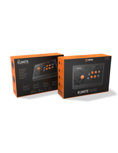 KROM GAMEPAD ARCADE KUMITE MULTIPLATAFORMA...