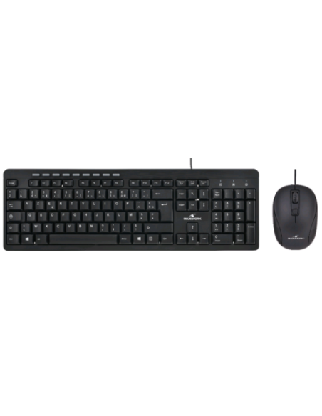BLUESTORK PACK TECLADO Y RATÓN 2EN1 - NEGRO (BS-PACK-FIRST2/SP)