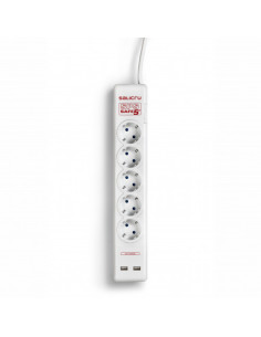 REGLETA SALICRU 5 TOMAS + 2 USB (SPS SAFE 5+)