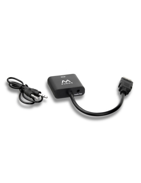EWENT ADAPTADOR HDMI (Macho) a VGA (Hembra). CON SONIDO. 1.5M (EW9864)
