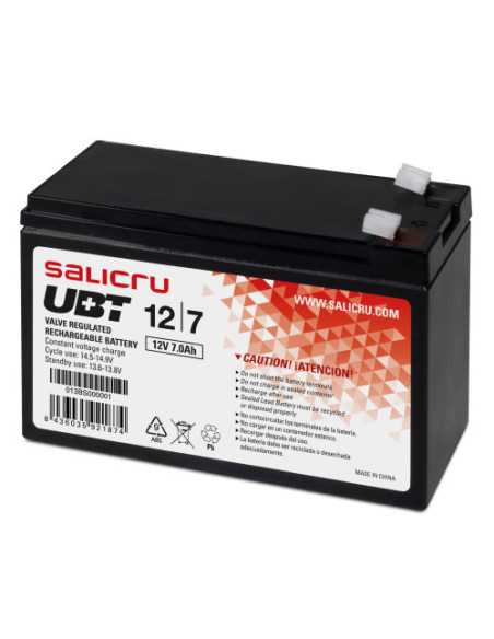 SALICRU BATERIA UBT 12/7  7aH 12v SALICRU BATERIA UBT 12/7  7aH 12v