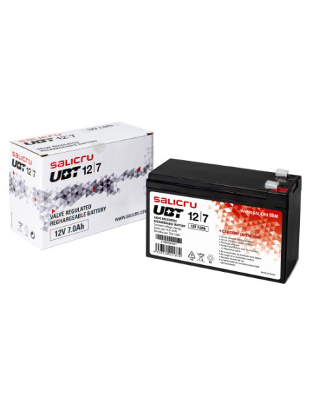 SALICRU BATERIA UBT 12/7  7aH 12v