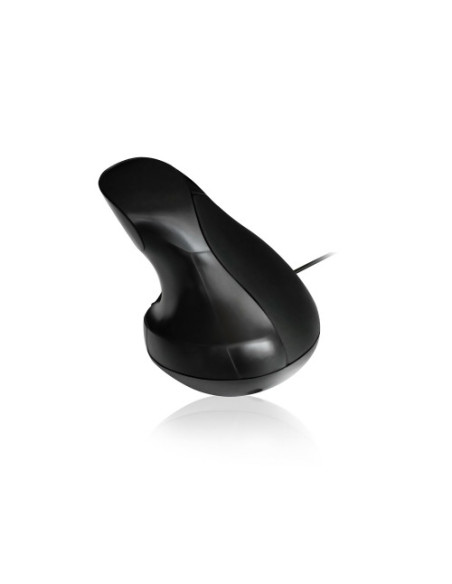 EWENT RATON VERTICAL ERGONOMICO. OPTICO. 1000 DPI. USB. NEGRO (EW3156)