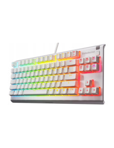 TECLADO STEELSERIES APEX 3 TKL (USA) BLANCO (64819)