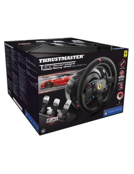 THRUSTMASTER VOLANTE + PEDALES T300 FERRARI INTEGRAL ALCANTARA EDITION PARA PS3/PS4/PS5/PC (4160652)