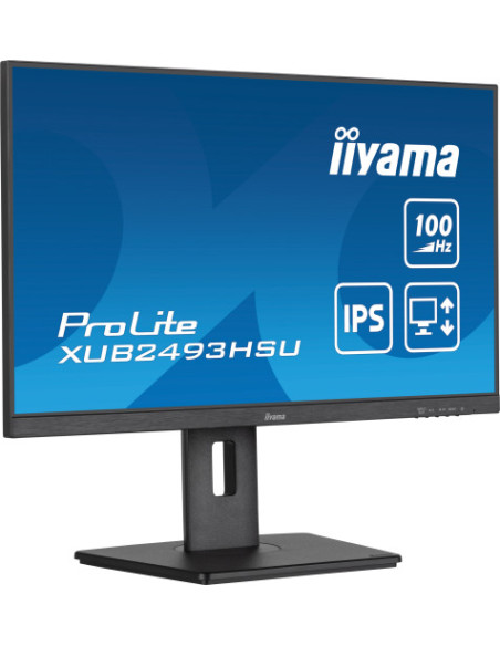 MONITOR IIYAMA 24” PANEL IPS CON USB , HUB  100HZ  Y AJUSTABLE EN ALTURA