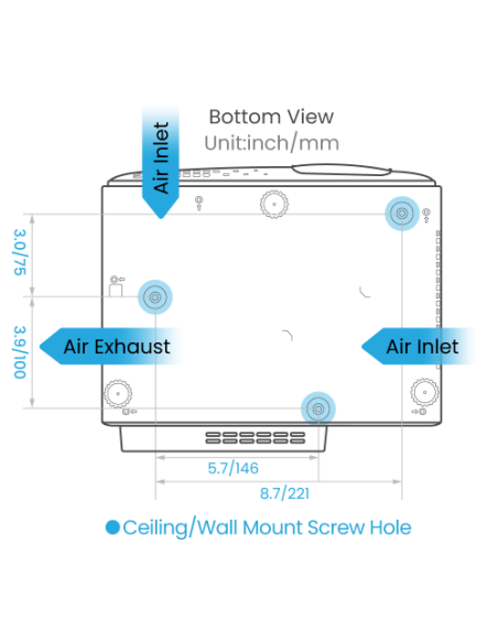 PROYECTOR BENQ TK710STI (9H.JSK77.17E) DLP 4K, 3200L, 1080P, 8ms@120Hz