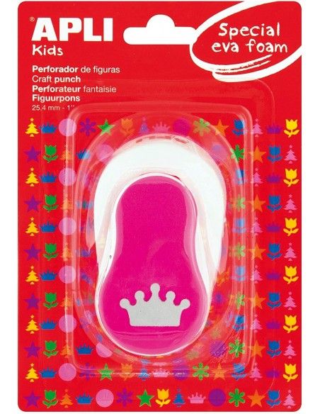 TALADRO MANUALIDADES CORONA ROSA 25MM