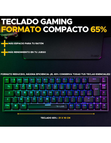 GAMING KEYBOARD MECHANICAL RED SWICH WIRED...