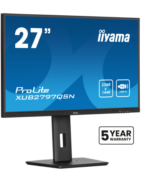 MONITOR IIYAMA IPS, DOCK, 65W, 3X3.2 1XC, 300CD