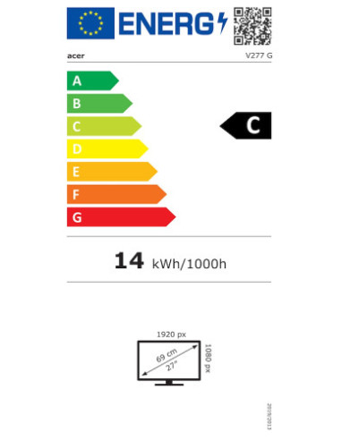 MONITOR ACER 23.8'' VERO V247YGbi...
