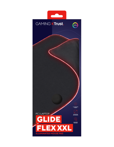 TRUST GXT764 GLIDE-FLEX RGB XXL MOUSEPAD