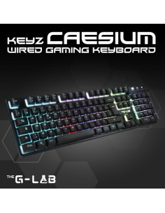 GAMING KEYBOARD MEMBRANE RGB TKL SP LAYOUT - WHITE