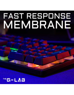 GAMING KEYBOARD MEMBRANE RGB TKL SP LAYOUT - WHITE 2