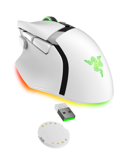 RATON RAZER BASILISK V3 PRO 35K BLANCO (RZ01-05240200-R3G1)