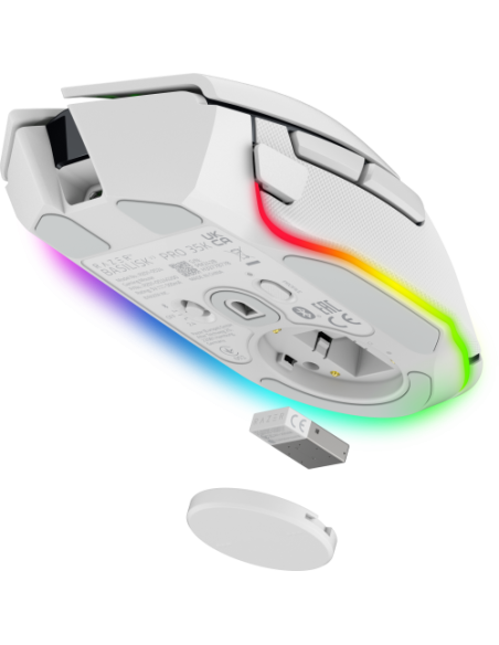 RATON RAZER BASILISK V3 PRO 35K BLANCO (RZ01-05240200-R3G1)