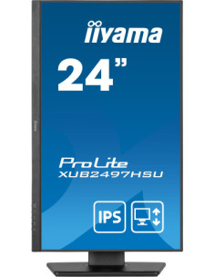 IIYAMA PANTALLA 24" IPS CON SOPORTE REGULABLE EN ALTURA Y FRECUENCIA DE ACTUALIZACIÓN DE 100HZ 2