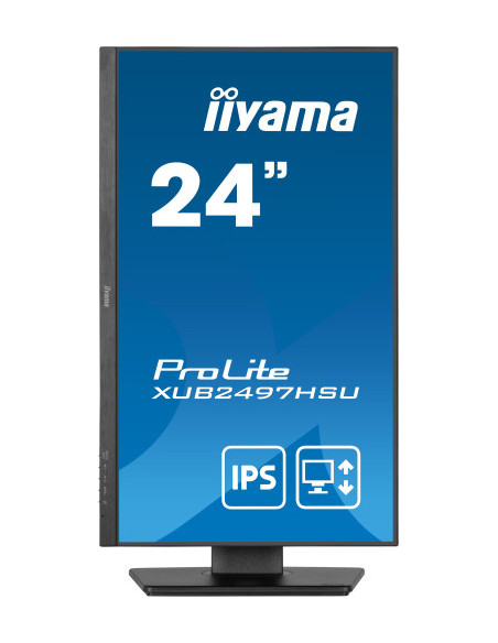 IIYAMA PANTALLA 24" IPS CON SOPORTE REGULABLE EN ALTURA Y FRECUENCIA DE ACTUALIZACIÓN DE 100HZ