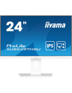 IIYAMA PANTALLA 24" IPS CON SOPORTE REGULABLE EN ALTURA Y FRECUENCIA DE ACTUALIZACIÓN DE 100HZ
