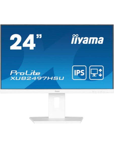 IIYAMA PANTALLA 24" IPS CON SOPORTE REGULABLE EN ALTURA Y FRECUENCIA DE ACTUALIZACIÓN DE 100HZ