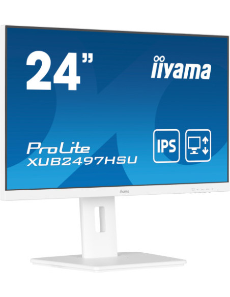IIYAMA PANTALLA 24" IPS CON SOPORTE REGULABLE EN ALTURA Y FRECUENCIA DE ACTUALIZACIÓN DE 100HZ