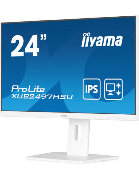 IIYAMA PANTALLA 24" IPS CON SOPORTE REGULABLE EN ALTURA Y FRECUENCIA DE ACTUALIZACIÓN DE 100HZ
