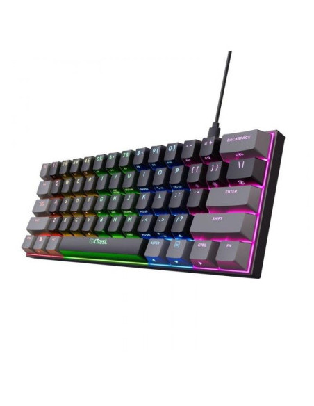 TRUST GXT867 ACIRA 60% MINI GAMING KEYBOARD ES