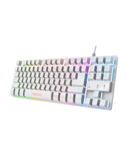 TRUST GXT833W THADO TKL KEYBOARD WHT ES