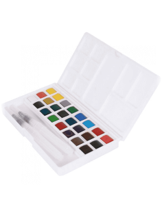ESTUCHE ACUARELA SET ARTIS DECOR 24 COLORES 1/2 G